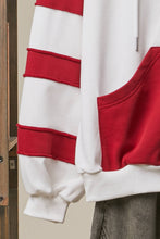 Off White Casual Zip Up Mello Jacket Stars & Stripes US Flag