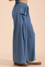 Denim Wide Leg Comfy Knit Pants