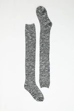 Cozy Speckle Knit Boot Socks: Grey