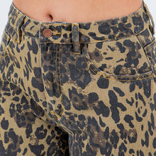 Leopard Pattern Barrel Fit Pants