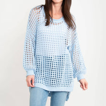 Blue Olli Crochet Sweater
