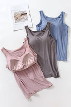 Elegant Sleeveless Tank Top: CARAMEL / S