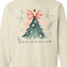Sports Grey Oh Come Let Us Adore Him Crewneck Sweatshirt