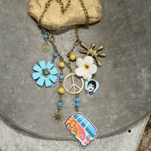 On The Road W/ The Beatles Retro Charm Necklace