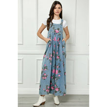 Painted Floral Sleeveless Veveret Jumper