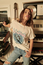 Ivory Def Leppard Adrenalize Vintage-Print Graphic Tee
