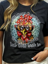 Black Crazy is Showing Rhinestone Graphic Tee