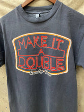 Faded Black Make it a Double Carded Cotton garment dyed Vintage T shirt