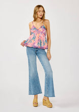 Blush Teal Spaghetti Strap V-Neck Ruched Tank