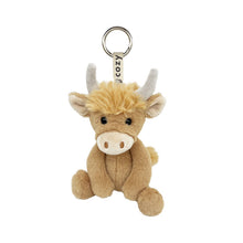 Highlander Cow Worlds Softest Plush Lushee Clip