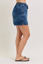 Dark High Waist Featherweight Baggy Judy Blue Shorts