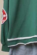 Hunter Green Christmas Back Lettering Sweatshirt