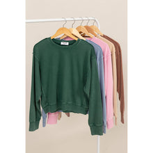 Drop Shoulders Crewneck HYFVE Sweatshirt: Dark Green