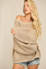 Latte So Cute Chunky Knit Sweater