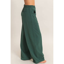 Dark Green Washed Barrel Sweatpants