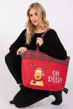 OH DEER Reindeer Christmas Tote Bag