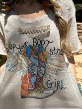 Pull Up Your Bootstraps Tattered Rare Bird Shirt