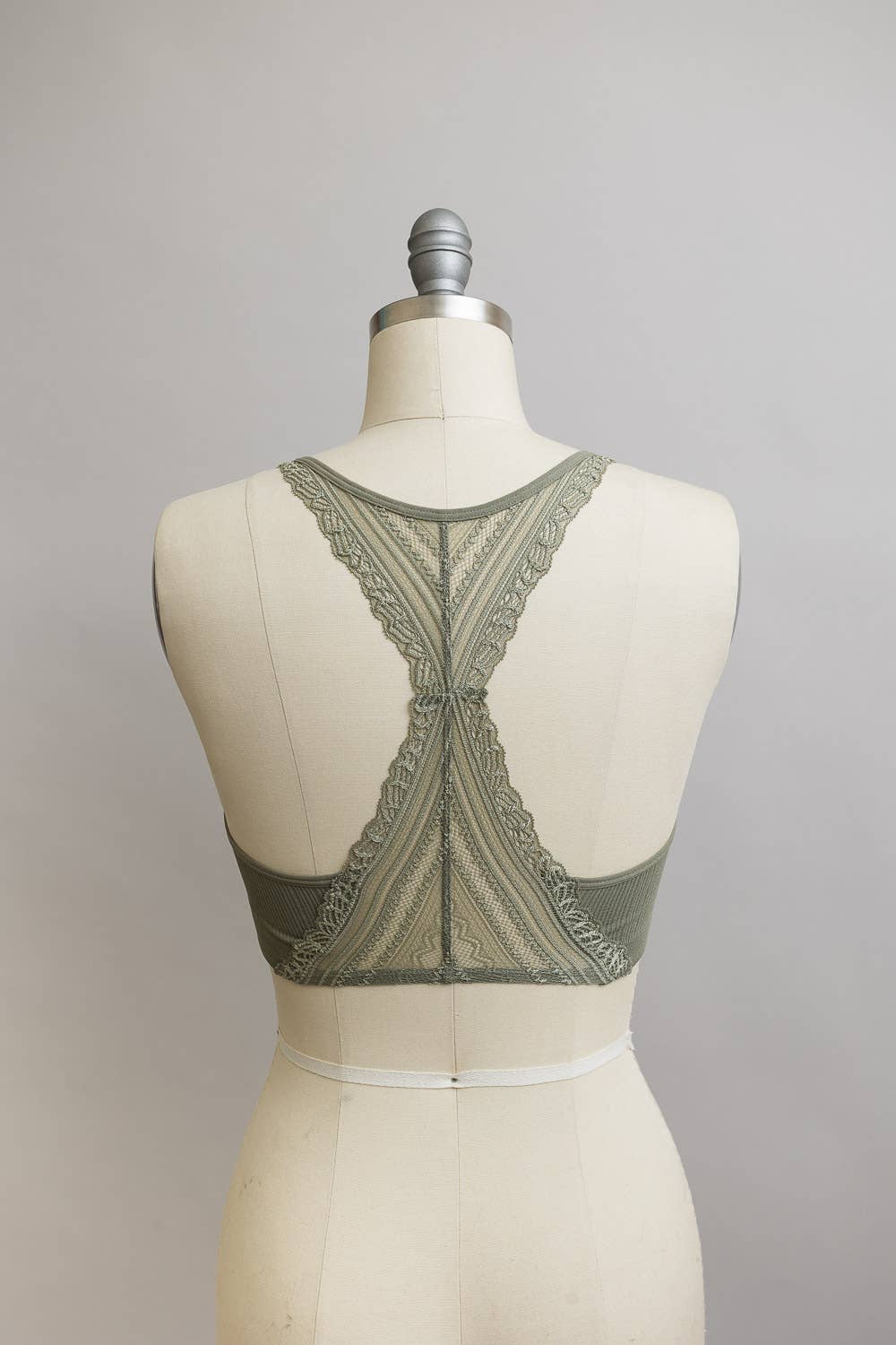 Sage Lace Racerback Bralette