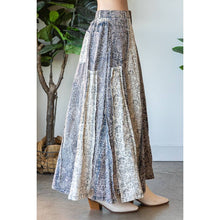 Blue Combo Washed Scarf Maxi Oli+Hali Skirt