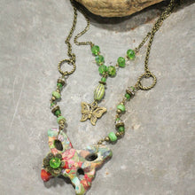 Butterfly Beauty Stone Layered Necklace