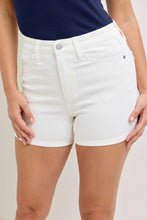 White High Waist Slim Judy Blue Shorts