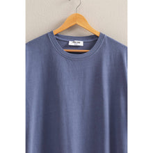 Dusty Indigo Crew Neck Short Sleeve T Shirt