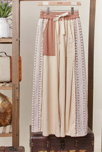 Multi Lace Accents Patchwork Maxi Pants