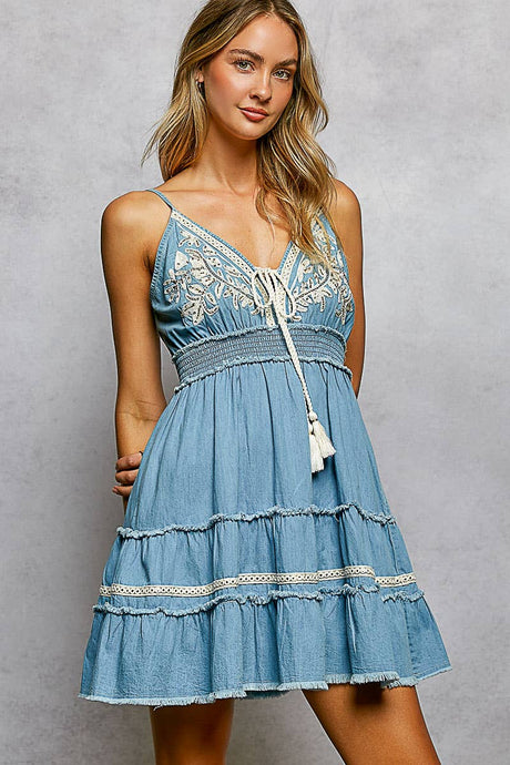 white christmas dresses Pol Clothing main image 0