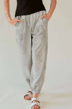 Black Rhinestone Elastic Waistband Davi & Dani Joggers