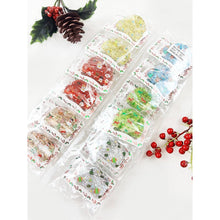 Christmas Prints on Glitter Mini Hair Claw Clip: MIX COLOR / ONE(12)
