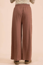 Brick Wide Leg Comfy Knit Pants