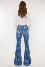 Medium High Rise Floral Flare Kancan Jeans