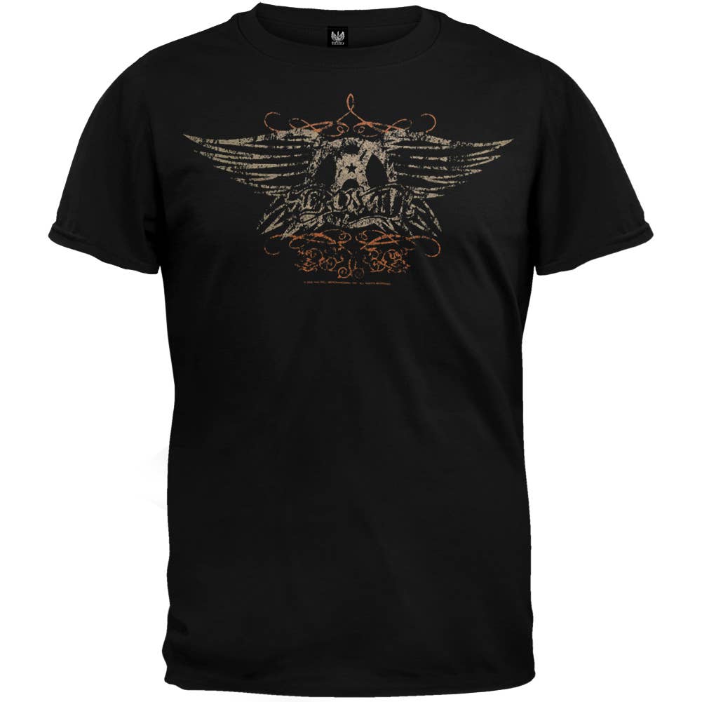 Aerosmith - Faded Wings T Shirt