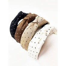Polka Dot Knotted Headband: MIX COLOR / ONE(12)