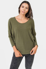 Olive Knit Top