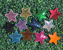 Silver Sequin Stars….Patches