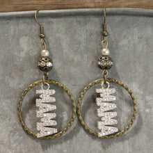 Amazing Mama Sparkling Dangle Drop Earrings