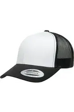 High Class Hillbilly Hat: Charcoal/White