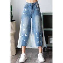 Oli Hali WASHED CROPPED DENIM JEANS