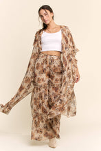 Cheetah Chiffon Davi & Dani Kimono Duster