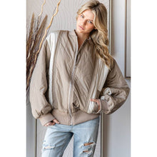 Mocha Patchwork Lightweight Quilted Winter Oli+Hali Jacket