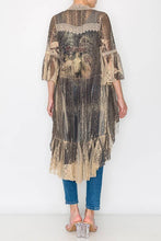 Taupe Rodeo All Lace Cardigan