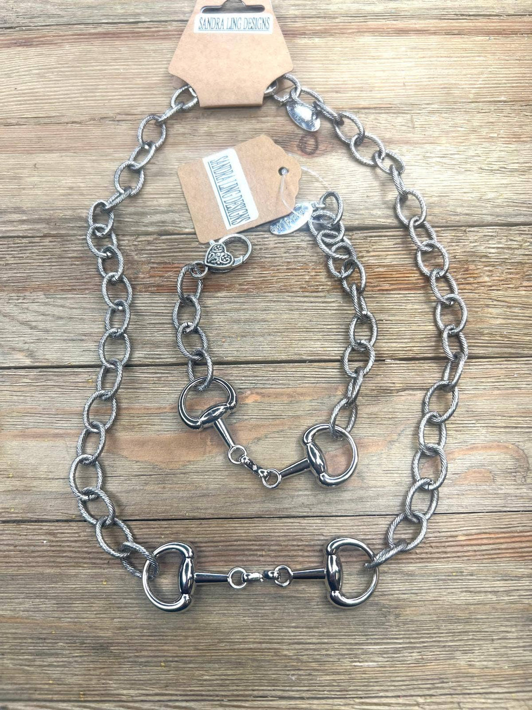 Silver Bit Link Bracelet