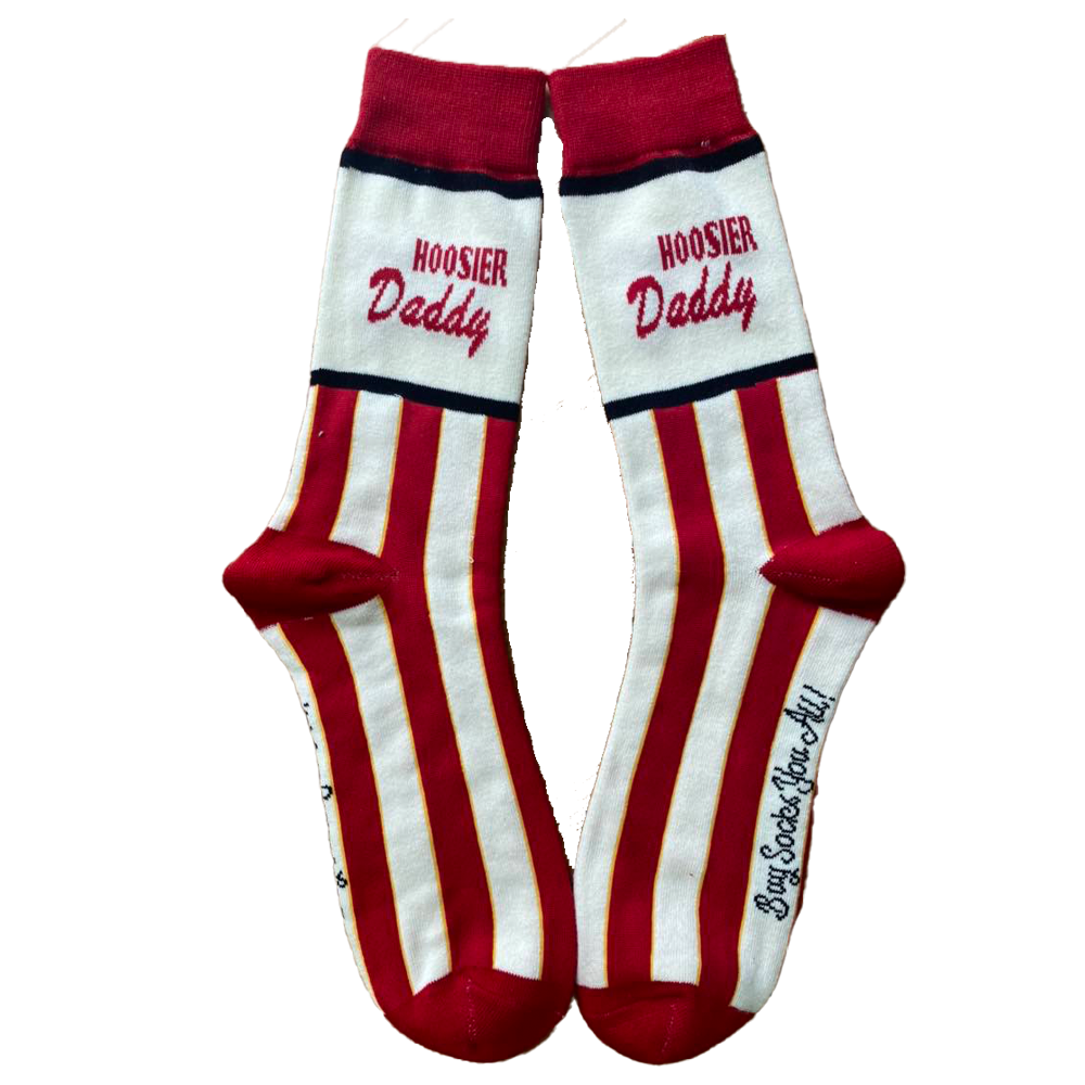 Hoosier Daddy Indiana Men's Socks