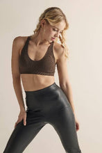 Chocolate Brown Lace Padded Bralette