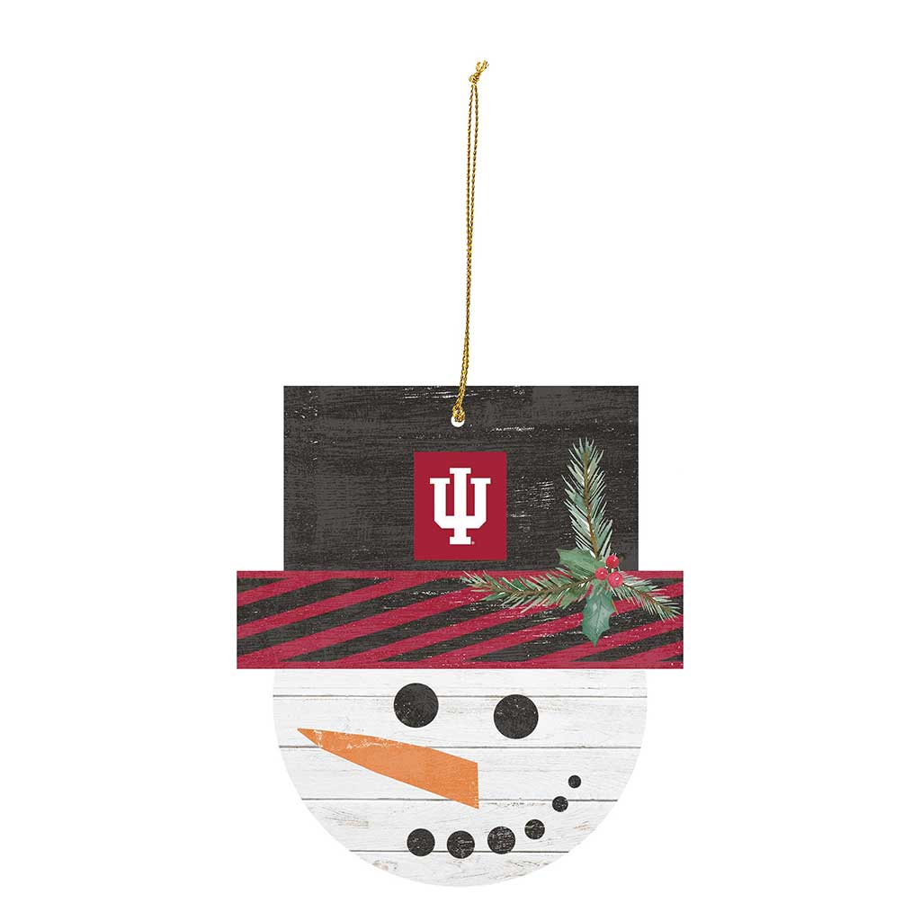 Snowman Ornament Indiana Hoosiers