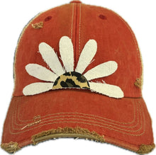 Yellow Daisy and Leopard Baseball Cap: