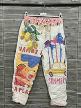 Yellow Printed Pants