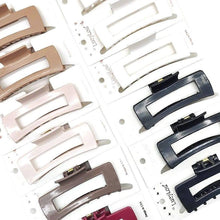 Rectangle Cutout Hair Claw Clip Minimal Open Shape Claw Clip Modern Hair Accessories