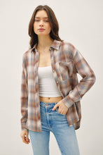 Mocha Cambell Plaid Boxy Shirt